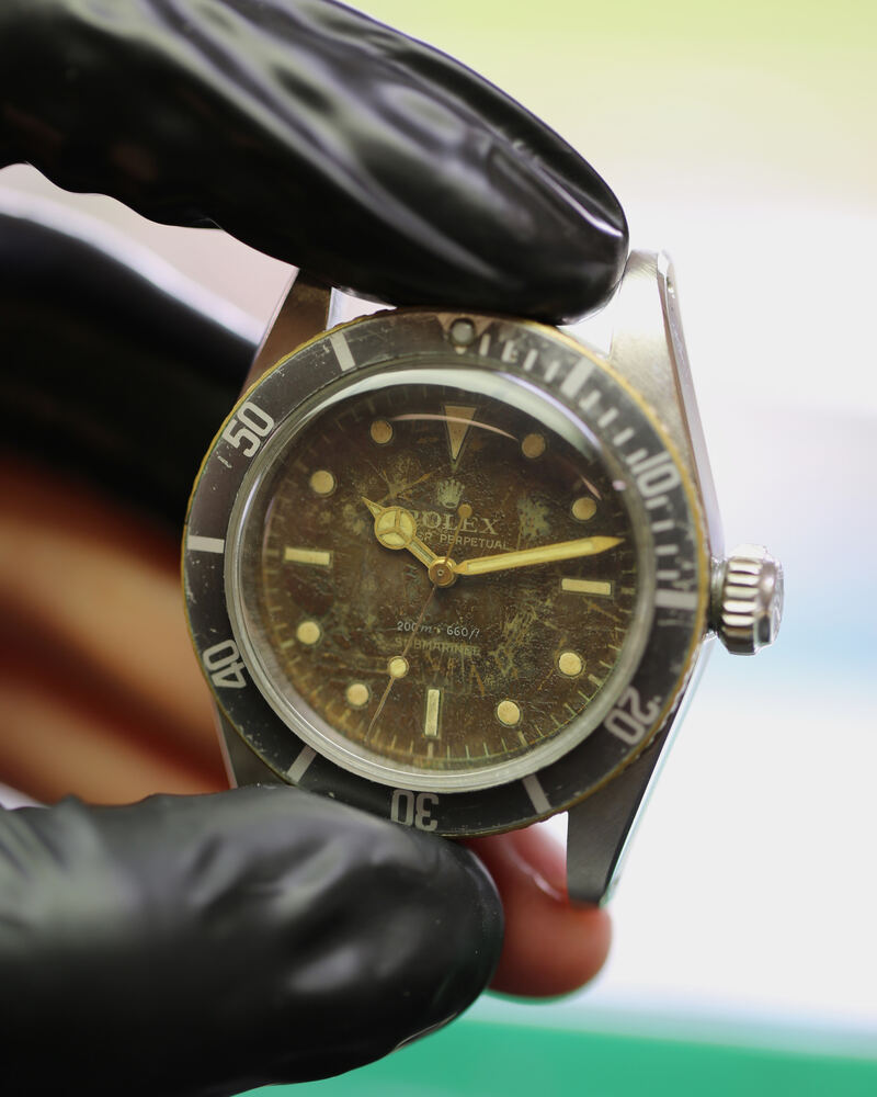 Rolex Submariner Big Crown 6538, cadran gilt patiné