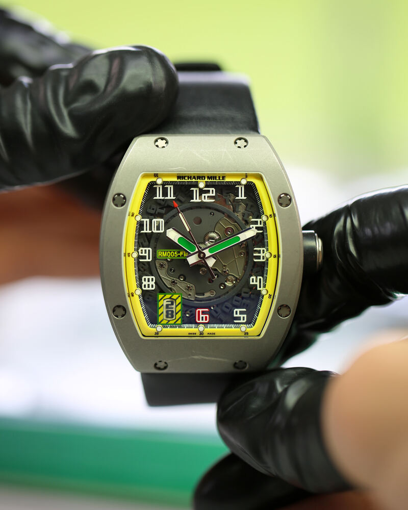 Richard Mille RM005-FM Felipe Massa titane en contrôle