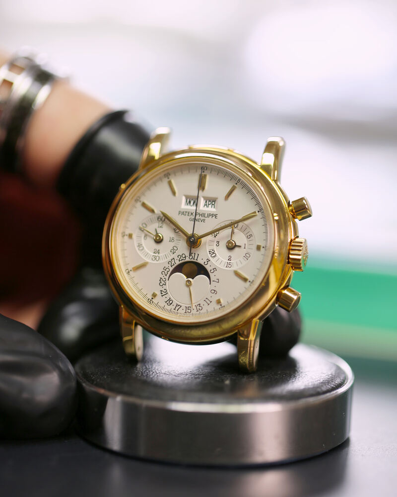 Patek Philippe quantième perpétuel chronographe 3970E