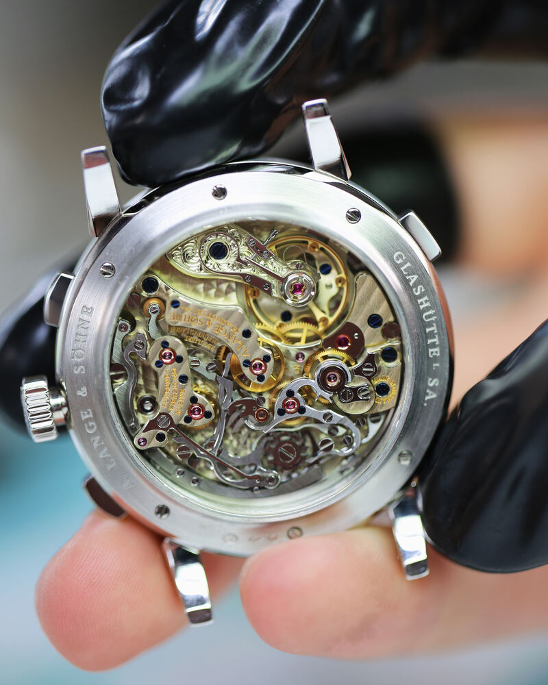 A. Lange & Söhne Datograph Perpetual 410.025, fond ouvert